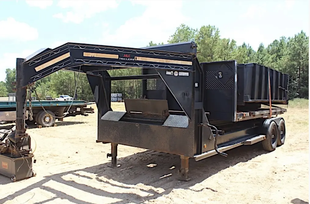 Heavy-duty gooseneck dump trailer